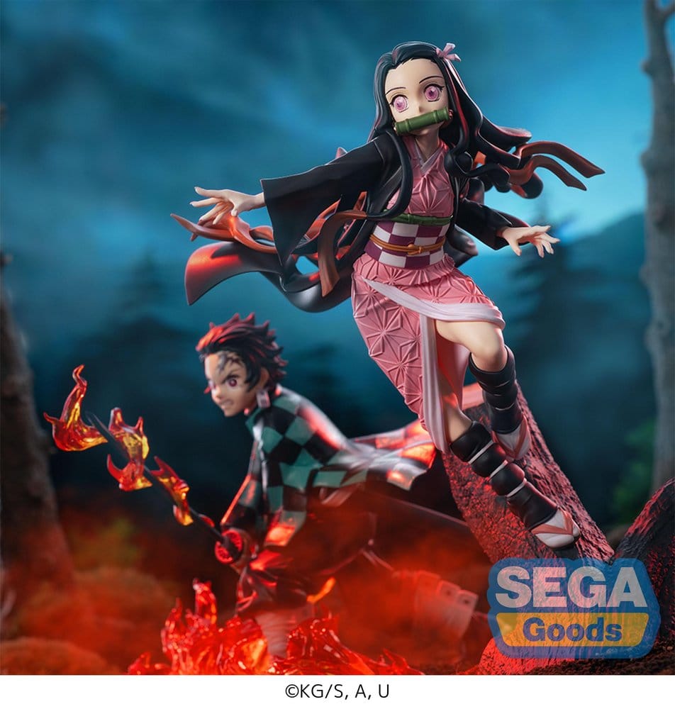 Demon Slayer: Kimetsu no Yaiba statuette PVC XrossLink Nezuko Kamado 16 cm
Statuettes Demon Slayer: Kimetsu no Yaiba
Statuette en PVC, taille env. 16 cm, sous licence officielle.